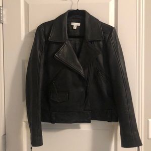 Topshop Leather Biker Jacket